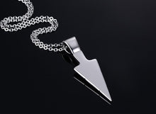 Load image into Gallery viewer, Titanium &amp; Stainless Steel Arrow Necklace