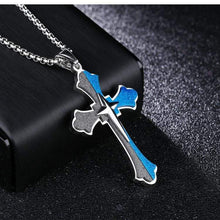 Load image into Gallery viewer, Titanium Stainless Steel Cross Necklace