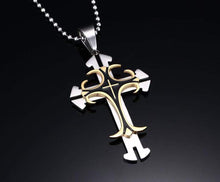 Load image into Gallery viewer, Titanium Stainless Steel Cross Necklace