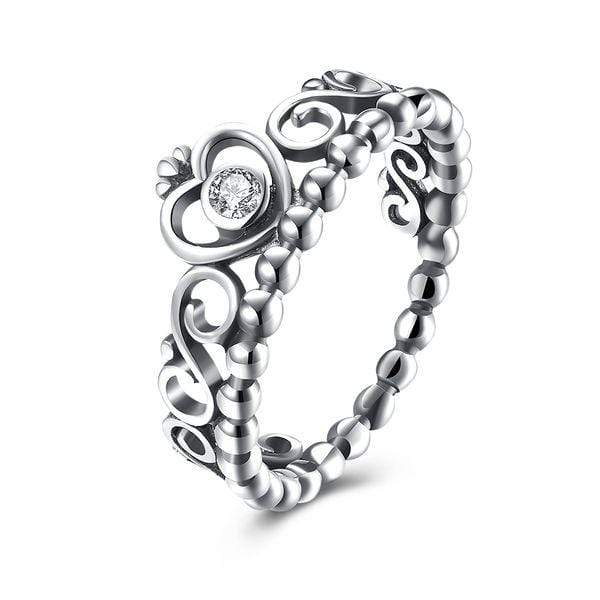 Sterling Silver Crown Ring