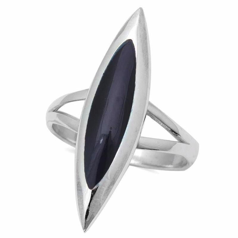 Sterling Silver .925 Black Onyx Ring