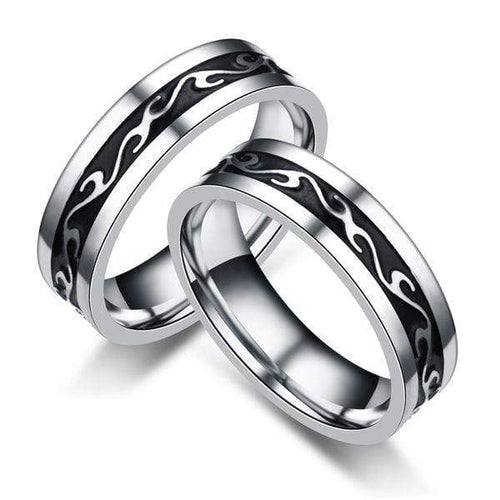 Titanium/Steel Band Ring