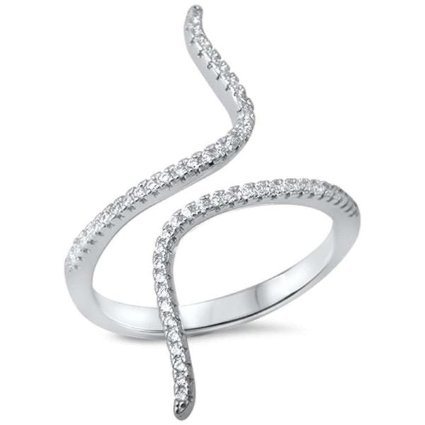 Sterling Silver Snake Ring