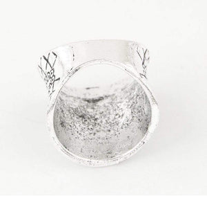 Antique Silver Aztec Ring