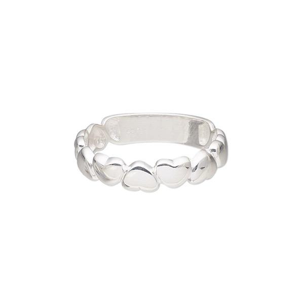 Sterling Silver .925 Heart Design Ring