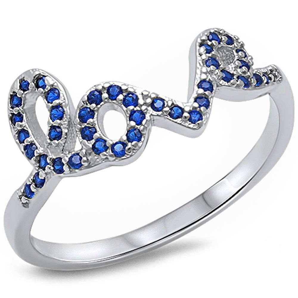 Sterling Silver Love Ring